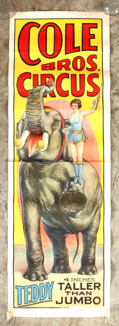 1940's Cole Bros. Circus Poster (1 of 4)