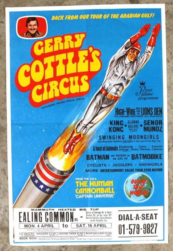 Gerry Cottles English Circus Poster (1 of 4)
