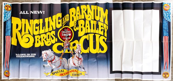 Large Ringling Bros. Barnum Bailey Circus Poster (1 of 10)