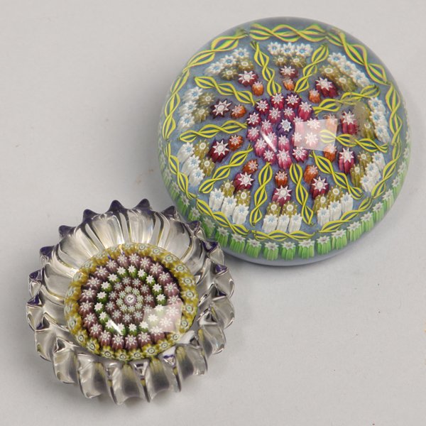Two Early Glass Paperweights (1 of 9)