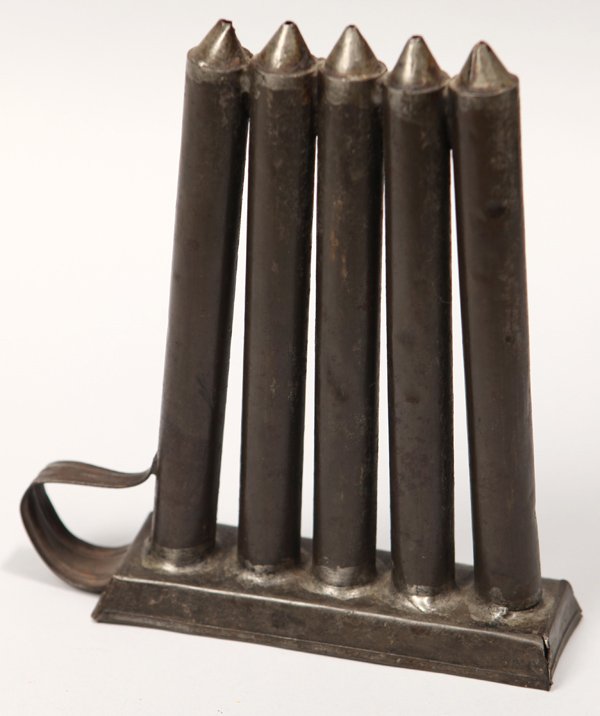 Scarce Tin Candle Mold (1 of 7)