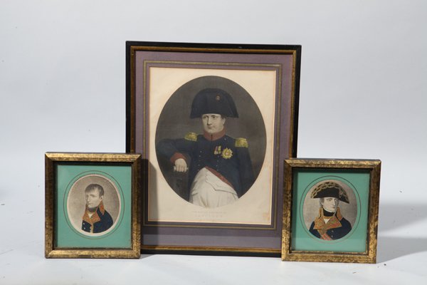 Three Hand Colored Napoleonic Etchings (1 of 8)