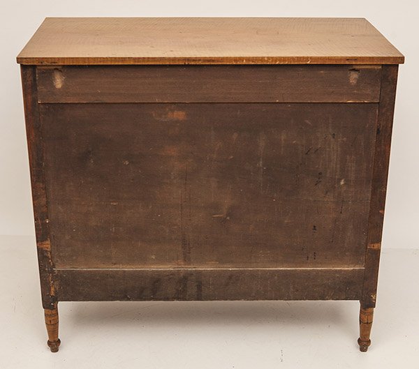 Curly Maple Sheraton Chest - 10