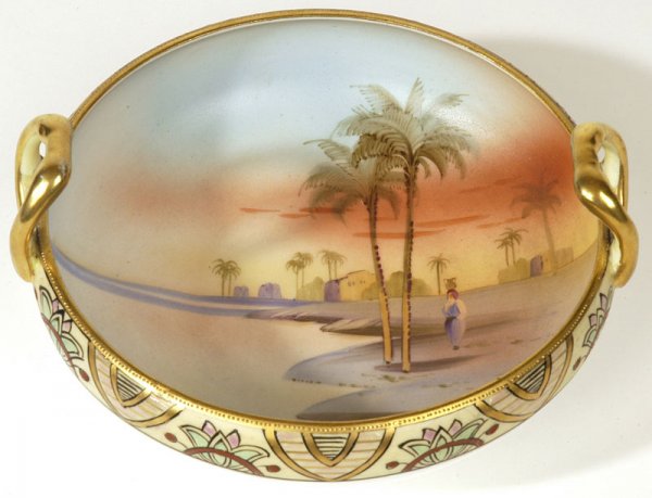 NIPPON SCENIC DOUBLE HANDLED BOWL