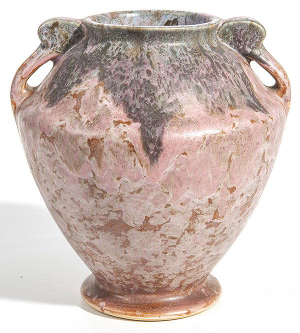 Early Roseville Carnelian Vase (1 of 5)