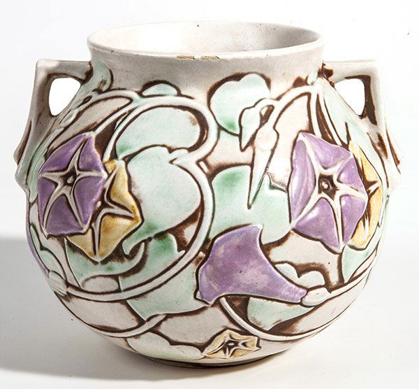 Early Roseville Morning Glory Vase (1 of 5)