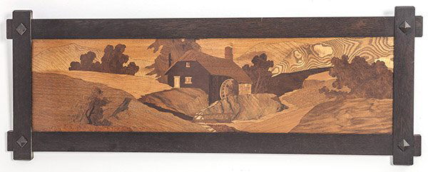 Arts & Crafts Inlaid Panel (1 of 8)