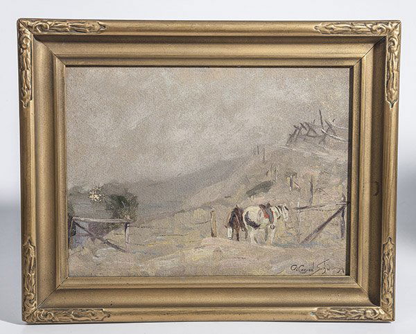 O. Conrad Schwiering (Wyoming) Oil Painting (1 of 7)