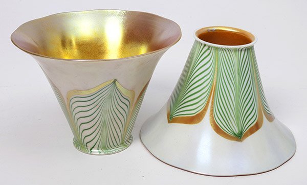 Pair Quezal Pulled Feather Shades (1 of 8)