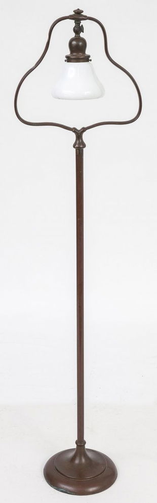 Signed Handel Harp Floor Lamp 57 X 13 5 Mar 09 19 Woody Auction Llc In Ks