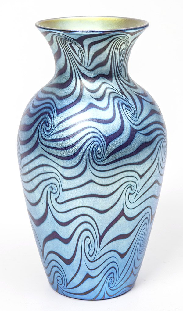 Durand "King Tut" Art Glass Vase (1 of 6)