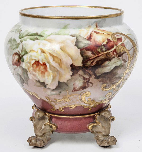 Hattie Palmer Porcelain Jardiniere on Stand (1 of 9)