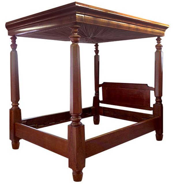 Victorian Mahogany Canopy Bed (1 of 7)
