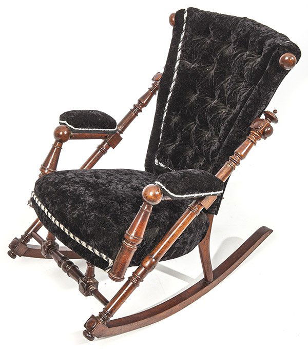 Walnut Hunzinger Rocker (1 of 7)