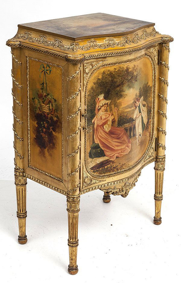 Vernis Martin Music Cabinet (1 of 9)