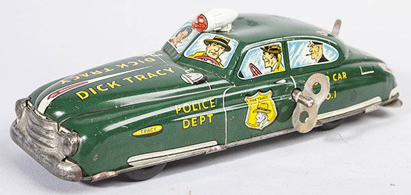 MARX DICK TRACY WINDUP SQUAD CAR (1 of 8)