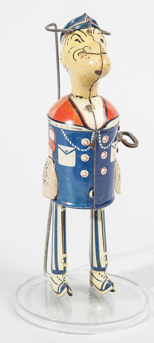 POPEYE WINDUP TIN LITHO TOY (1 of 8)
