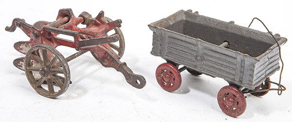 CAST IRON RAIL CAR & PLOW (1 of 8)