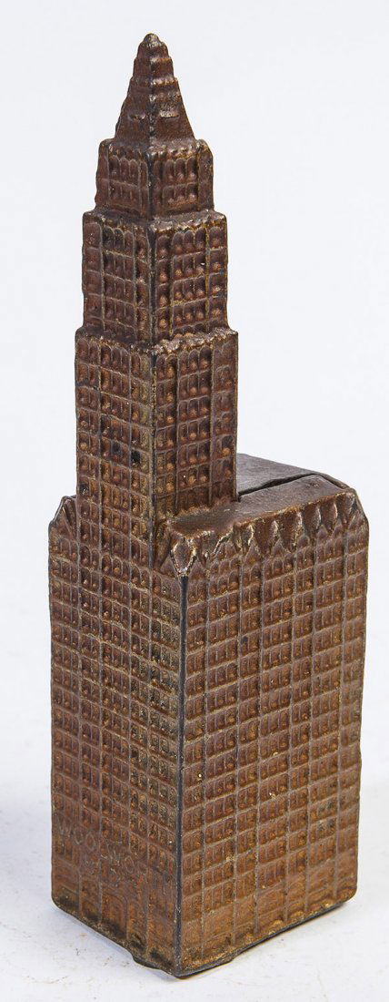 WOOLWORTH BUILDING CAST IRON STILL BANK (1 of 5)