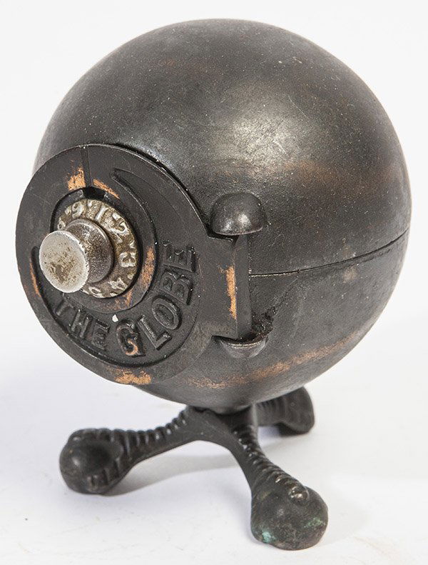 THE GLOBE CAST IRON SAFE BANK (1 of 6)
