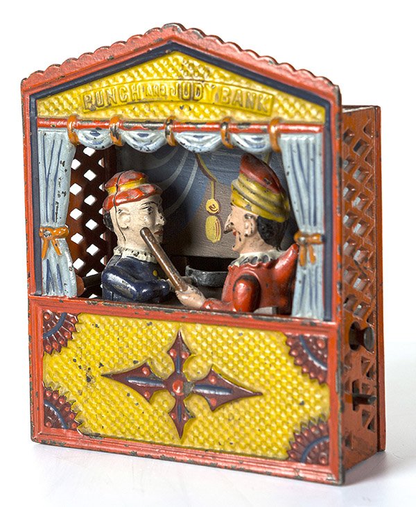 FINE MECHANICAL PUNCH & JUDY BANK (1 of 10)