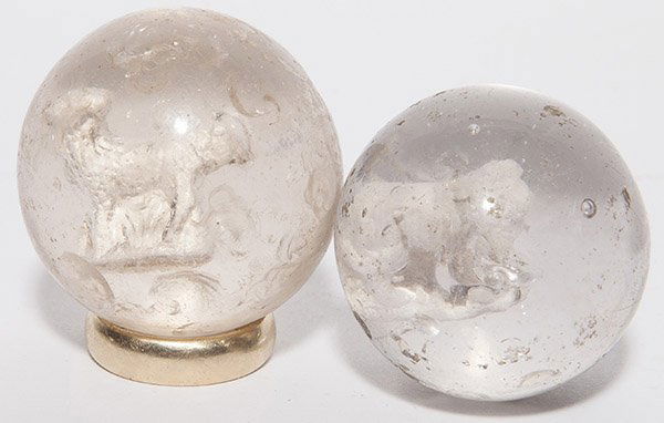 LION & DEER SULPHIDE MARBLES (1 of 4)