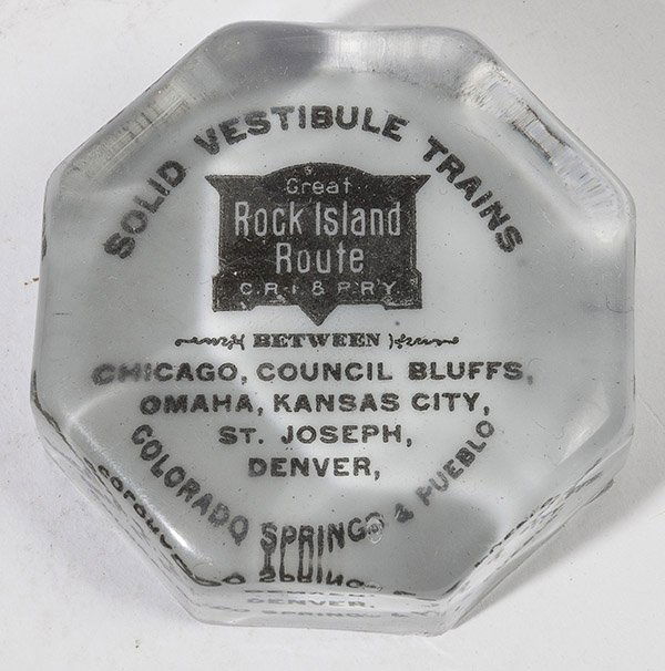 ROCK ISLAND ROUTE RAILROAD PAPERWEIGHT (1 of 5)