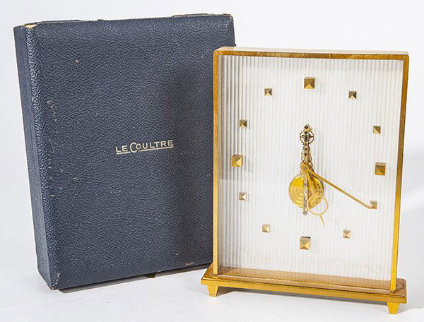 Scarce Jaeger LeCoultre Skeleton Clock (1 of 9)