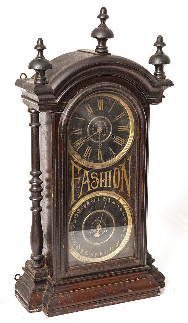 Rare New Haven Fashion Calendar Clock