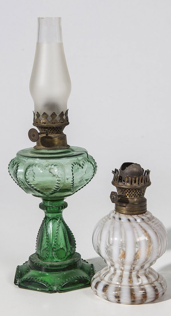 Two Miniature Oil Lamps (1 of 5)