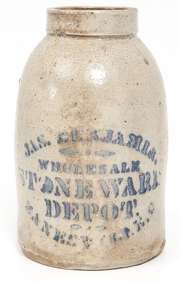 Jason Benjamin Zanesville, Ohio Stoneware Jar (1 of 8)