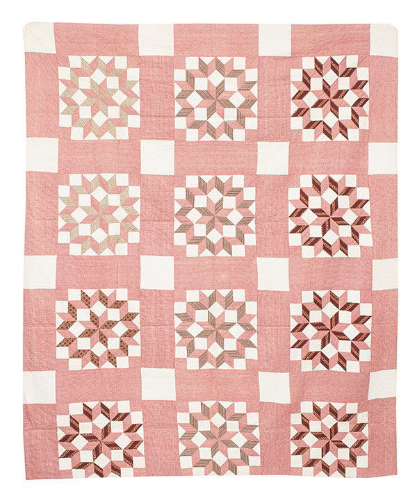 Carpenters Wheel Pieced Quilt (1 of 9)