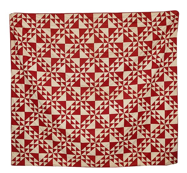 Flying Geese Pieced Quilt (1 of 8)