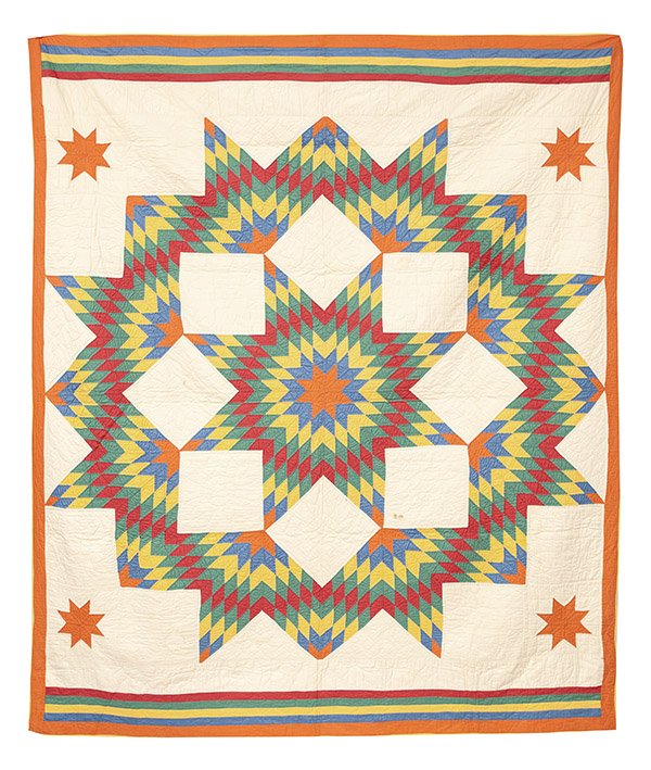 Pieced Lone Star Quilt (1 of 8)