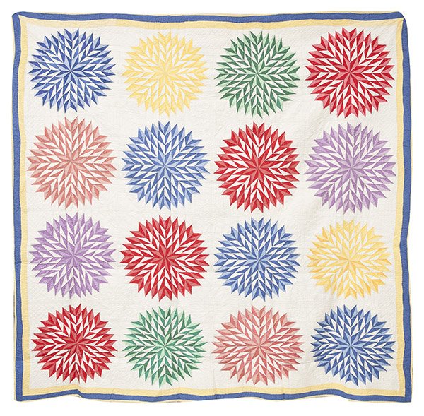 Pieced Carolina Lilly Quilt (1 of 9)