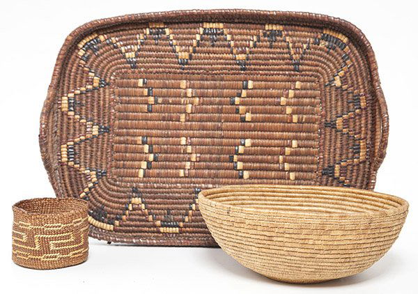 Three American Indian Baskets (1 of 9)