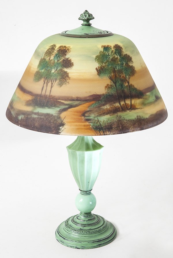 Jefferson Reverse Painted Lamp (1 of 8)