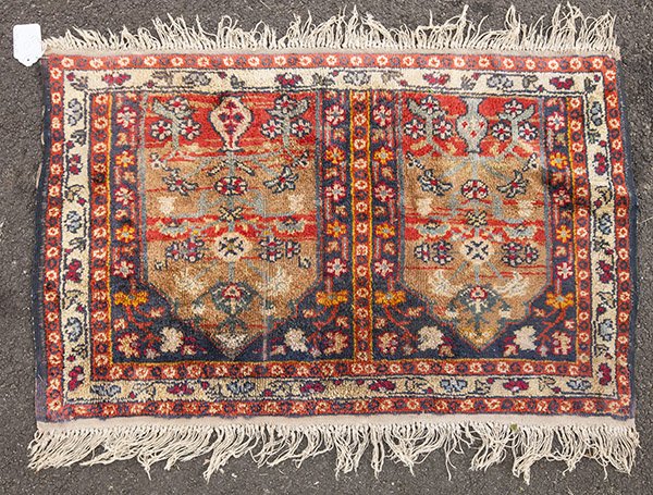 Persian Double Oriental Prayer Rug (1 of 6)