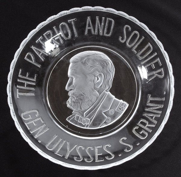 U.S. GRANT HISTORICAL GLASS BOWL