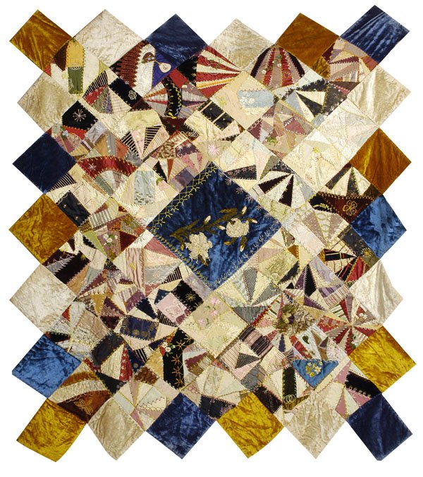 19TH CENTURY CRAZY QUILT