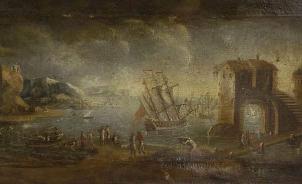TWO 18TH CENTURY EUROPEAN OIL PAINTINGS - 2