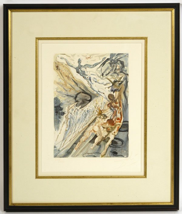 SALVADOR DALI HAND SIGNED LITHOGRAPH
