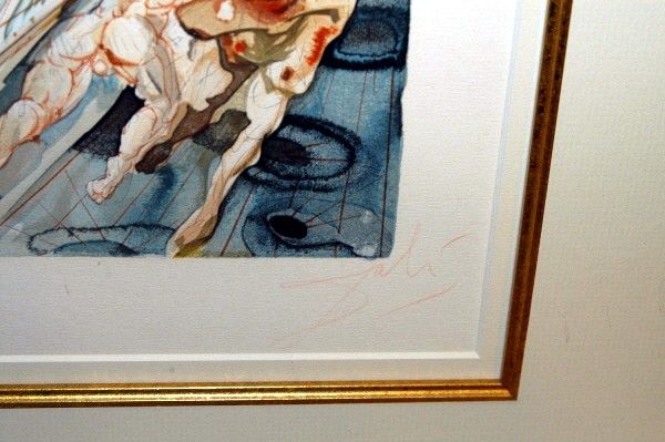 SALVADOR DALI HAND SIGNED LITHOGRAPH - 5