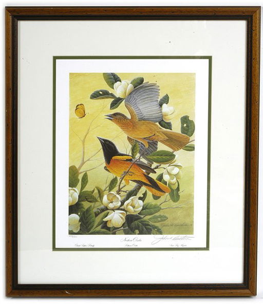 385 JOHN RUTHVEN DOUBLE SIGNED "NORTHERN ORIOLES" PRIN