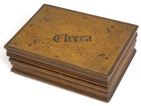 WALNUT VICTORIAN DRESSER BOX
