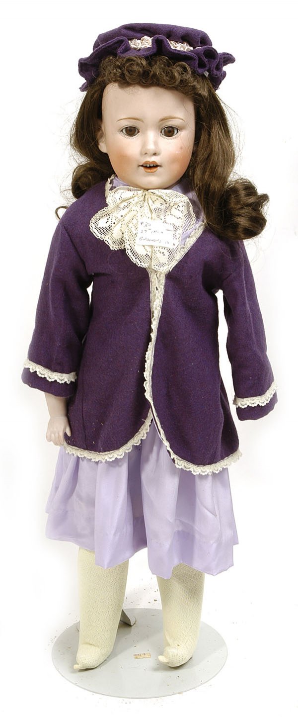 DOLLY DIMPLE HUEBACH BISQUE HEAD DOLL