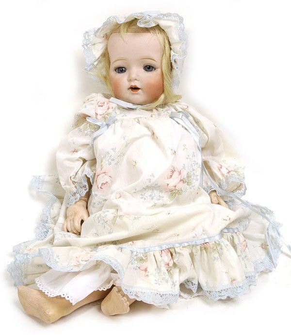 M.B. JAPAN BISQUE HEAD DOLL