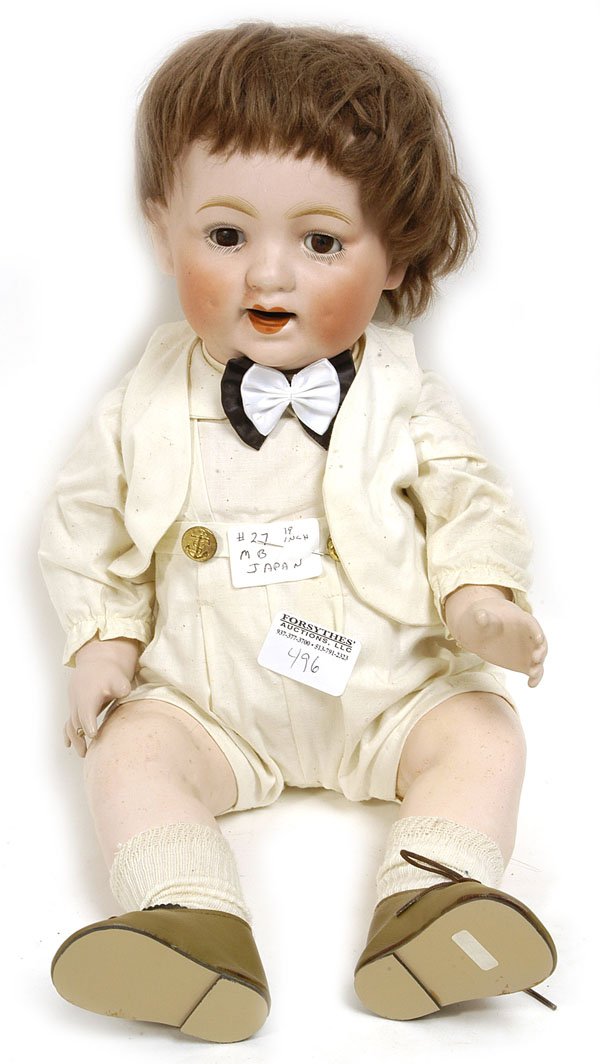 M. B. JAPAN BISQUE HEAD DOLL