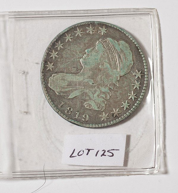 1819 Capped Bust Half Dollar: 1819 Fifty Cent Piece
