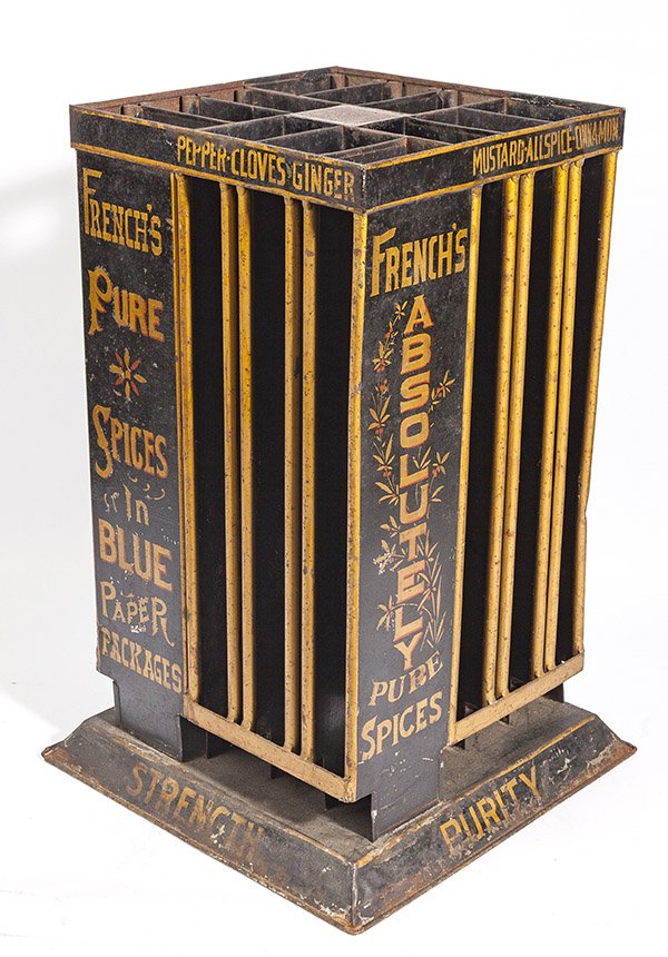 French's Tin Counter Top Spice Display (1 of 9)